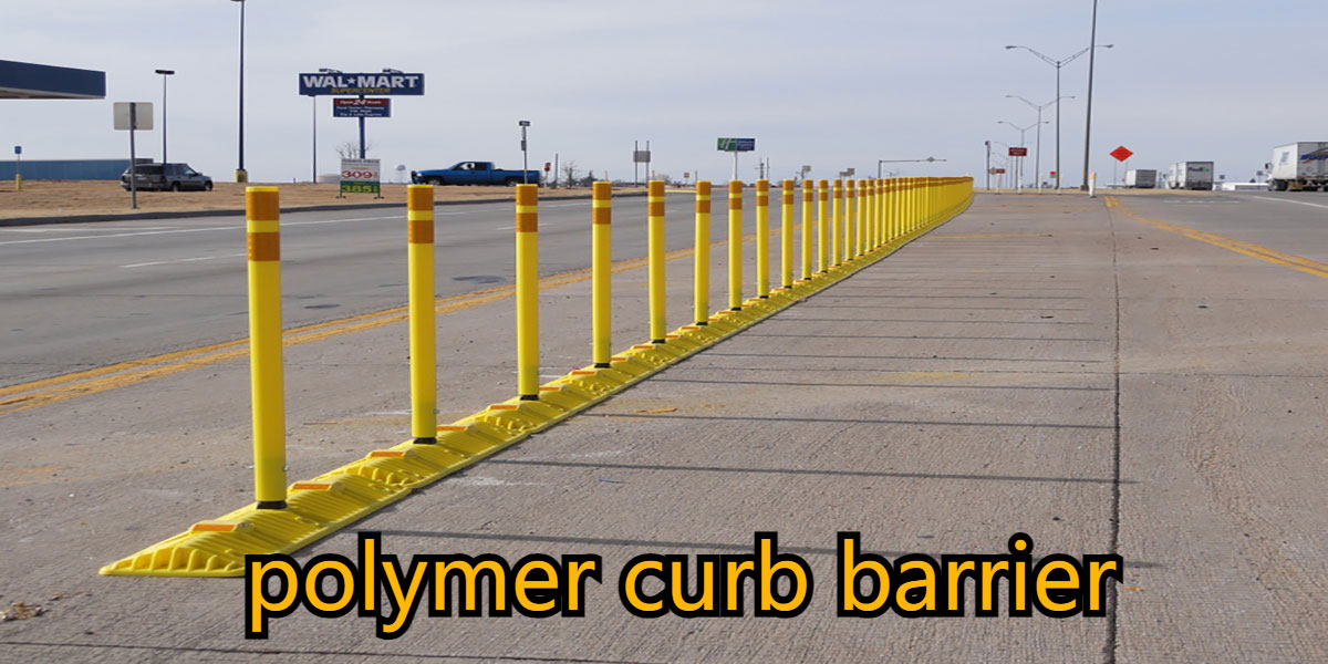 polymer curb barrier