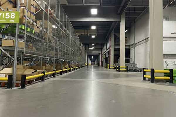 Column Protection Barrier Single Flexible Bollard