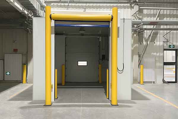 Industrial Door Protection Single Flexible Bollard