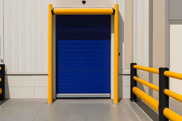 Industrial Door Protection Single Flexible Bollard