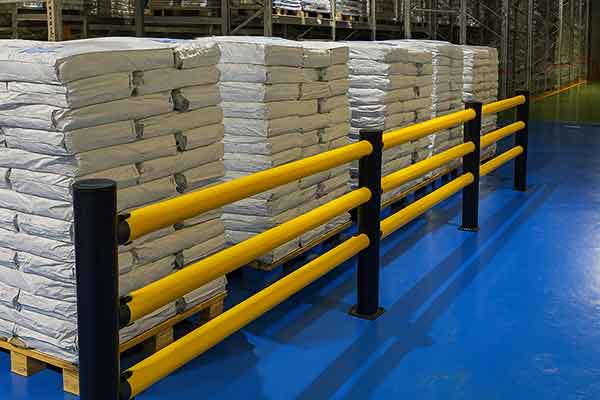 Pedestrian Safety Barrier Single Flexible Bollard