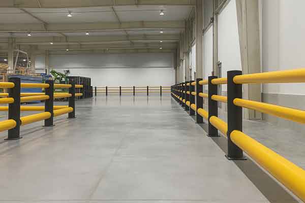 Pedestrian Safety Barrier Single Flexible Bollard