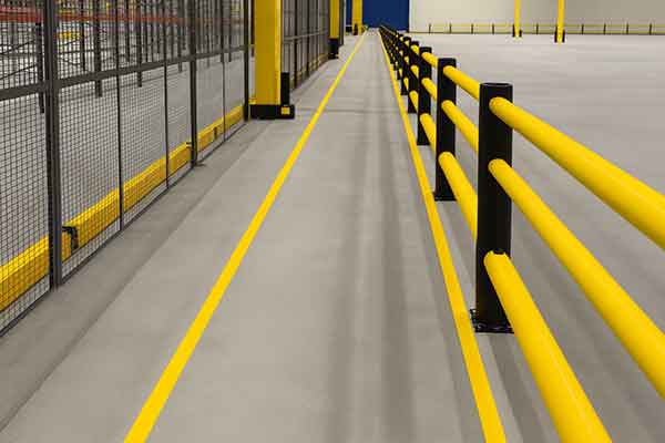 Pedestrian Safety Barrier Single Flexible Bollard