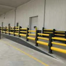 Robust Impact Protection Single Flexible Bollard